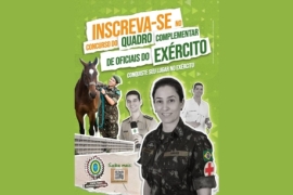 Exército Brasileiro abre inscrição para Admissão e Curso de Formação em diversas áreas