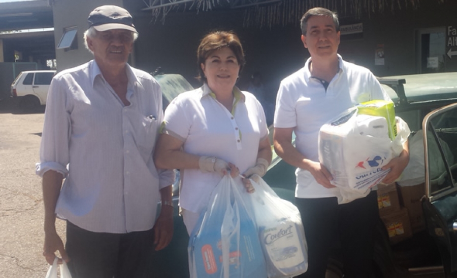 Hospital Julia Pinto Caldeira recebe doação de funcionário aposentado
