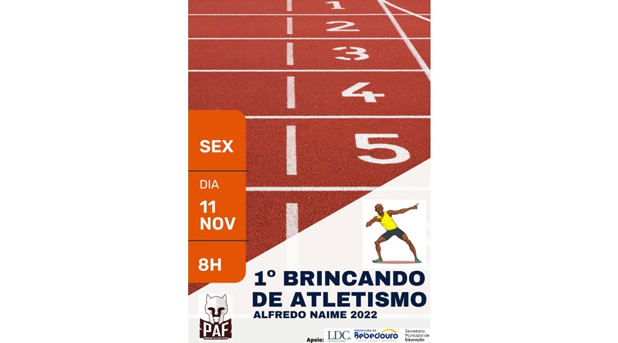 Prefeitura realiza projeto Brincando de Atletismo nesta sexta-feira (11)