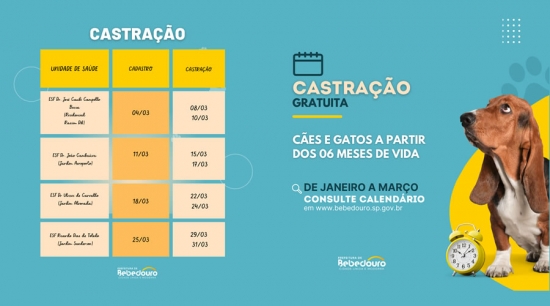 Castramóvel terá programação extensa em março