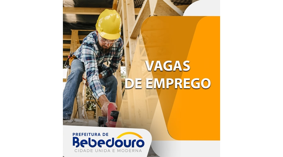PAT de Bebedouro informa novas vagas de emprego – 24/08