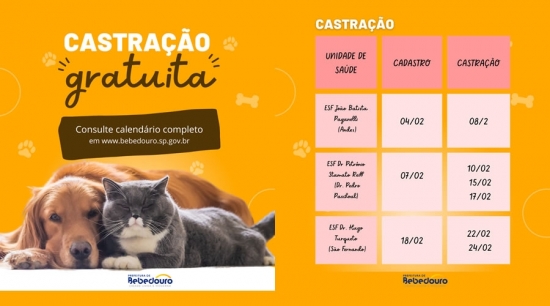 Castramóvel percorre Bebedouro durante a semana