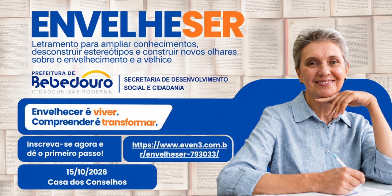 Curso EnvelheSer aborda envelhecimento e valorização da pessoa idosa