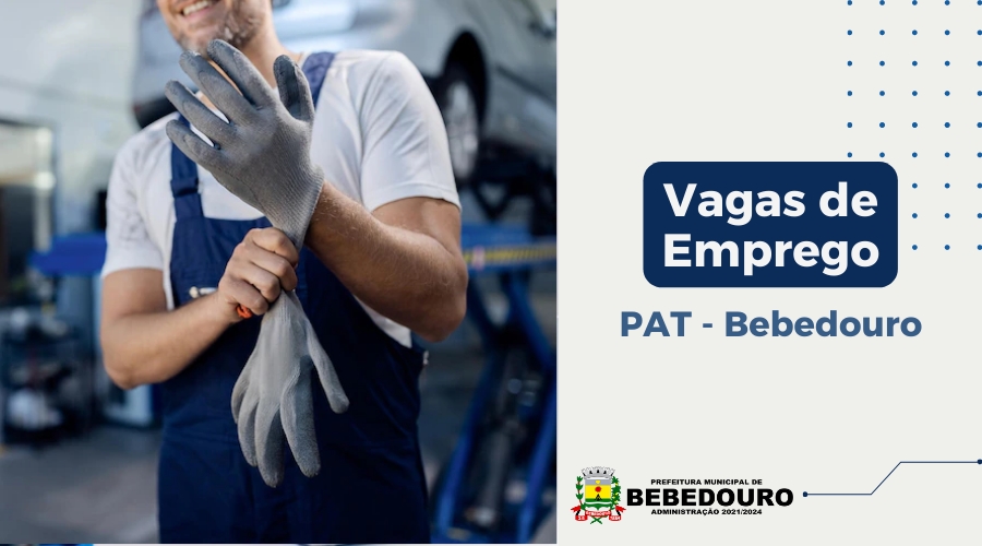 PAT de Bebedouro informa novas vagas de emprego – 29/05