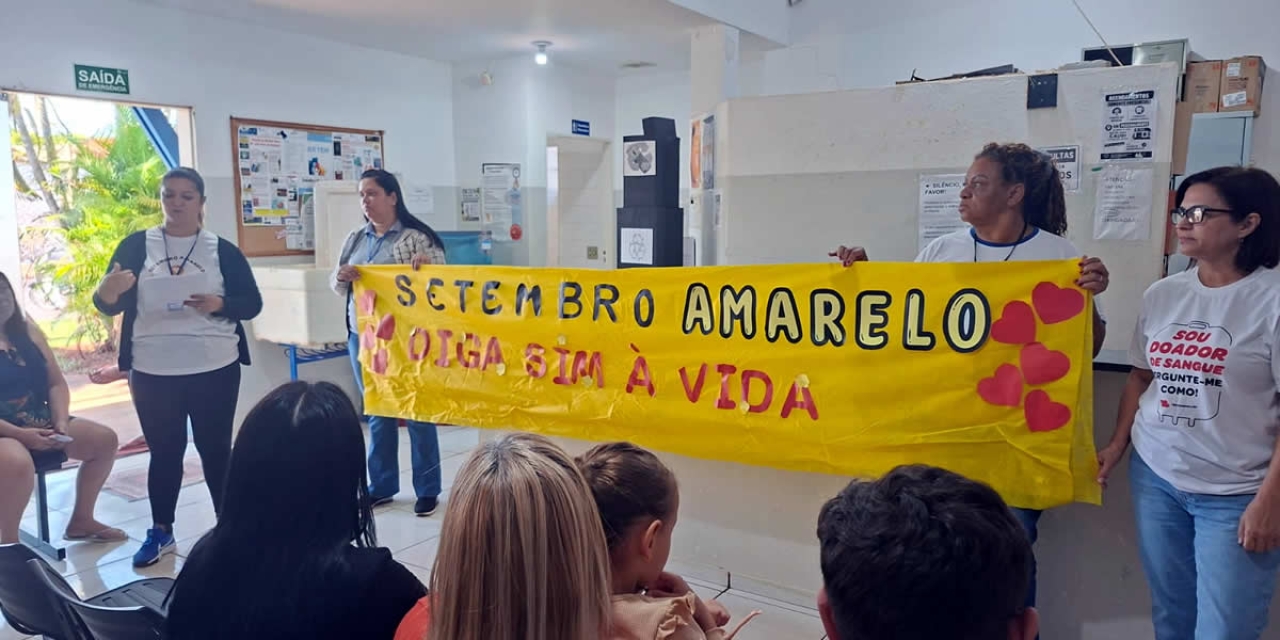 Setembro Amarelo leva mensagem de valorização da vida à ESF Dr. José Caubi Campello Bessa