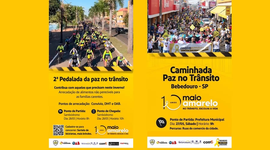 Prefeitura apoia movimento “Maio Amarelo”