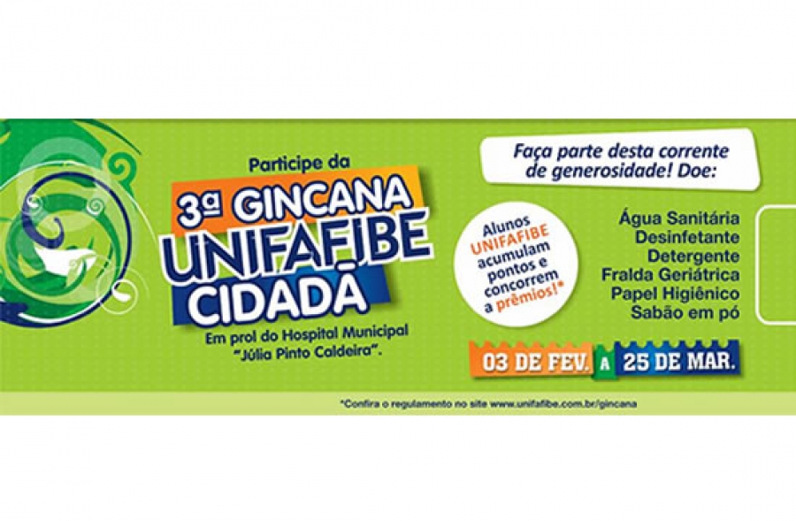 Unifafibe arrecada produtos de limpeza para Hospital Municipal e aceita doações até esta terça-feira