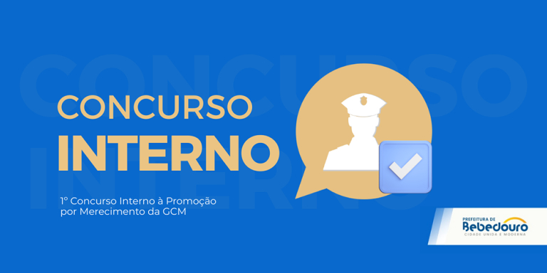 Abertas as inscrições para o 1º Concurso Interno à Promoção por Merecimento da GCM