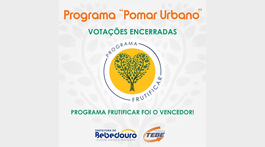 População escolhe logotipo do projeto “Pomar Urbano”