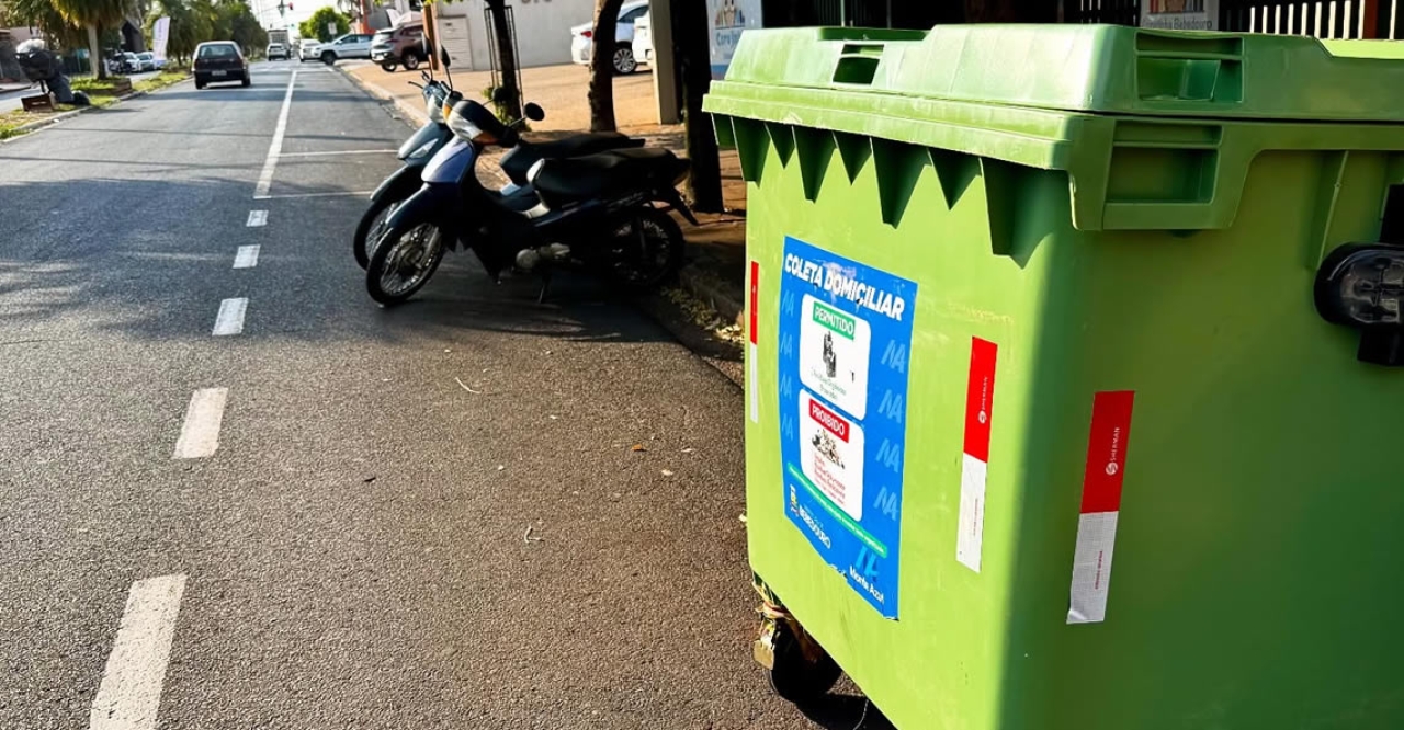 SAAEB Ambiental instala contentores nas avenidas de grande circulação de pessoas em toda cidade