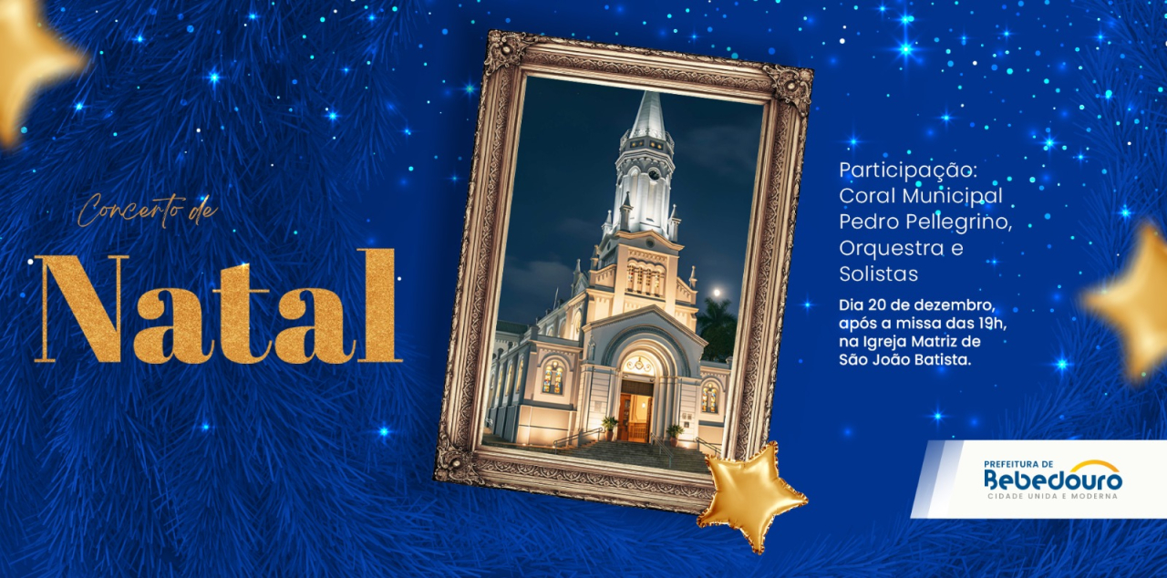 Concerto de Natal encerra programação do Natal Iluminado no sábado (20/12)