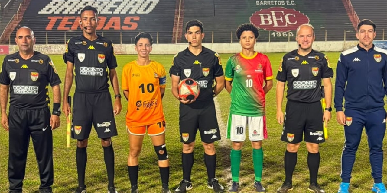 Estagiário da Secretaria de Esportes atua como árbitro nos Jogos Regionais de Barretos