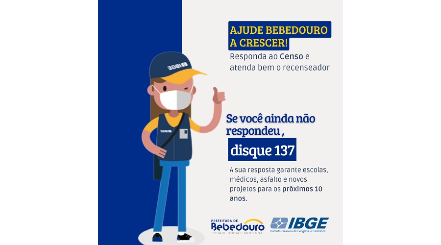 Disque 137: ​IBGE conclui Censo 2022 até o fim do mês