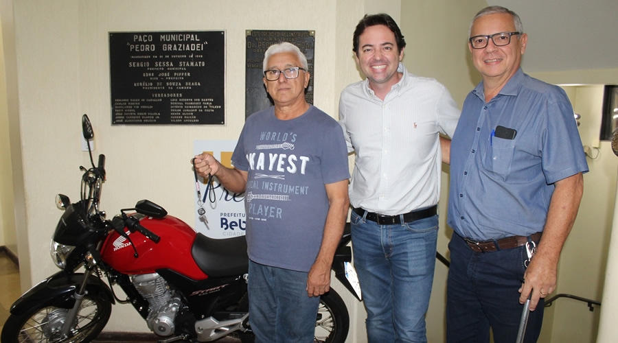 IPTU Premiado: prefeitura entrega a mais uma moto 0km