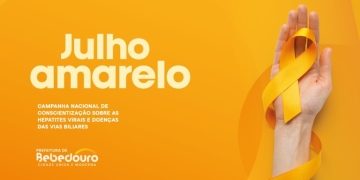 Julho Amarelo é o mês de conscientização das hepatites virais