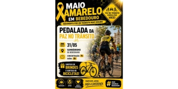 Pedalada da Paz no Trânsito será realizada domingo (31/05)