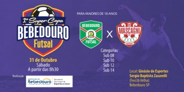 1ª Super Copa de Futsal Masculino será realizada em Bebedouro