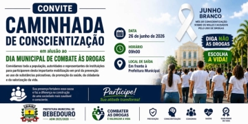 Bebedouro realiza Caminhada de Conscientização pelo Dia Municipal de Combate às Drogas