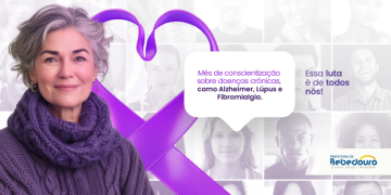 Fevereiro Roxo reforça a conscientização sobre doenças crônicas como Alzheimer, Lúpus e Fibromialgia