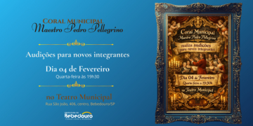 Coral Municipal Maestro Pedro Pellegrino realiza audições para novos integrantes