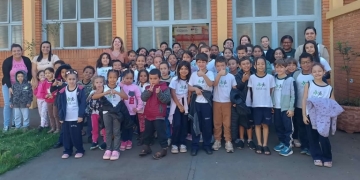 Secretaria de Desenvolvimento Social e Cidadania realiza atividade de Educação Alimentar com alunos da EMEB Alfredo...