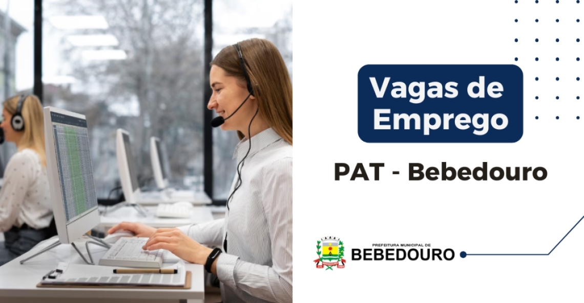PAT de Bebedouro informa novas vagas de emprego – 23/06