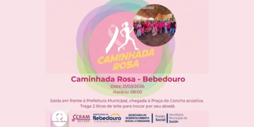 Caminhada Rosa acontece em Bebedouro com ações de saúde e bem-estar