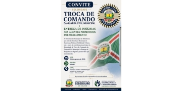 Troca de Comando da Guarda Civil Municipal e entrega de insígnias marcam nova etapa da corporação