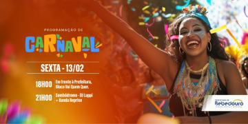 Programação oficial do Carnaval 2026 - sexta-feira(13/02)