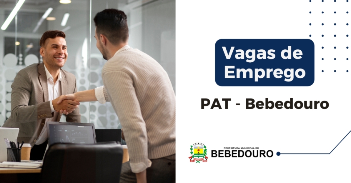 PAT de Bebedouro informa novas vagas de emprego – 19/08
