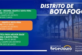 Atividades esportivas gratuitas no Distrito de Botafogo
