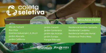 Coleta Seletiva passa a atender novos bairros às segundas-feiras