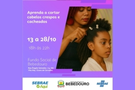 Fundo Social oferece curso gratuito de corte de cabelos crespos e cacheados