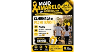 Caminhada da Paz no Trânsito acontece no sábado 23 de maio