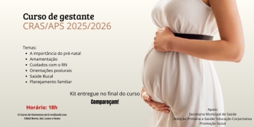 Prefeitura de Bebedouro inicia Curso de Gestantes nos CRAS