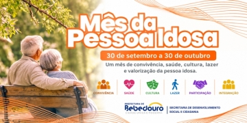 Bebedouro terá programação especial em celebração ao Mês da Pessoa Idosa