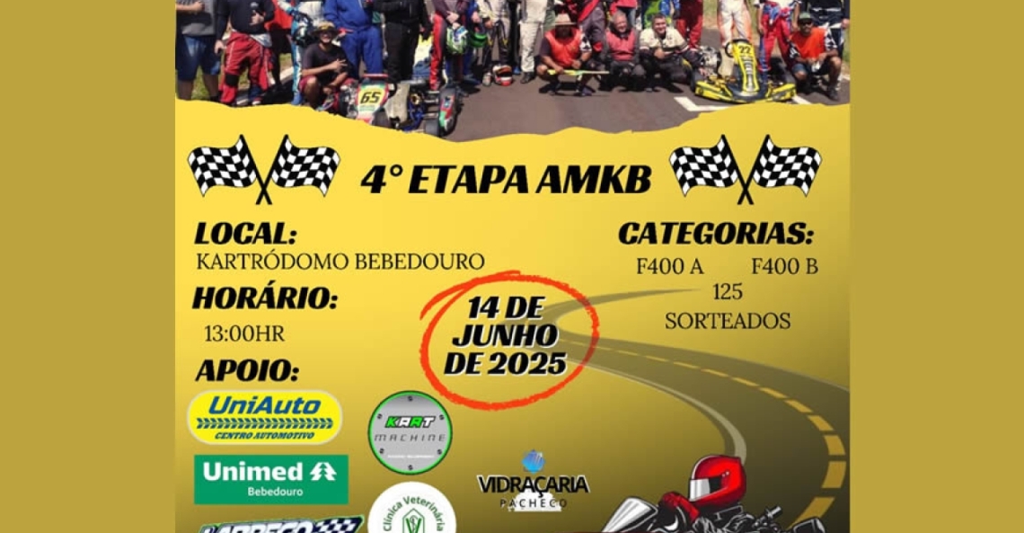 Bebedouro realizará a 4ª Etapa AMKB