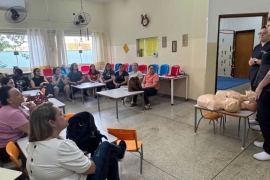 CEMEI Mara Marques recebe capacitação sobre desengasgo