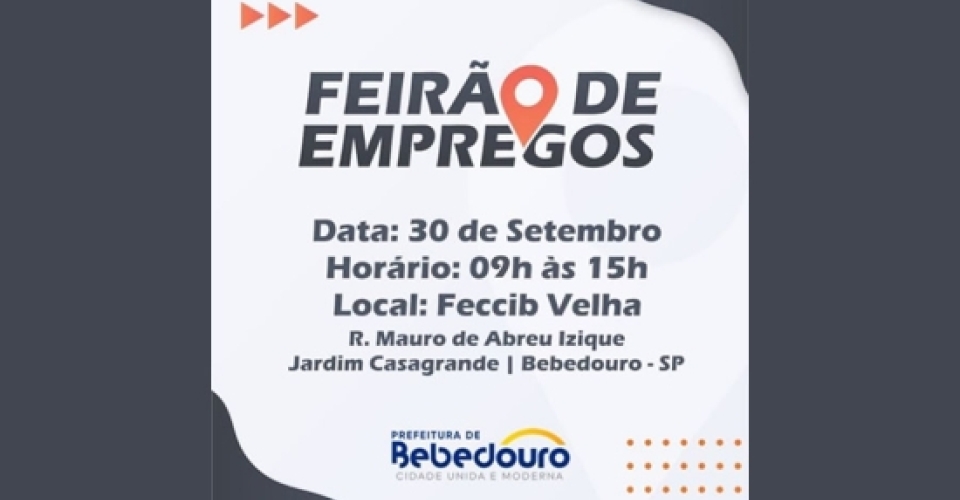 Feirão de Empregos