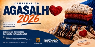 Fundo Social realiza distribuição de roupas da Campanha do Agasalho 2026 nesta quinta-feira (06/08)
