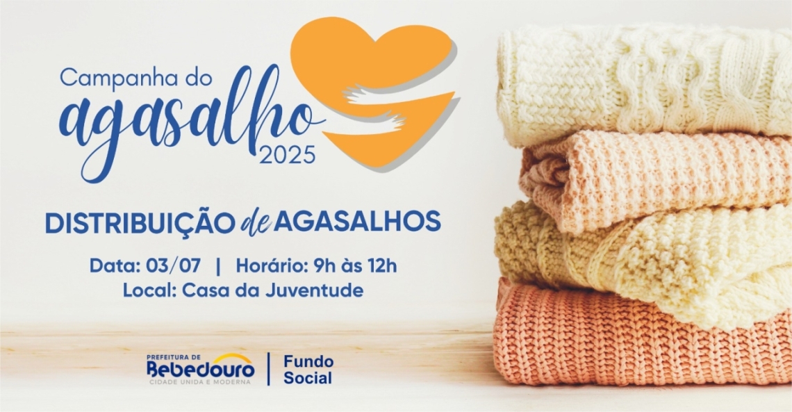 Fundo Social realiza distribuição de agasalhos na Casa da Juventude