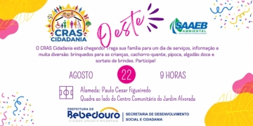CRAS Cidadania Oeste promove ação com serviços, informação e atividades para a população