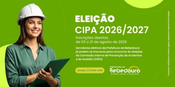 Prefeitura de Bebedouro abre inscrições para candidatos à CIPA – Gestão 2026/2027