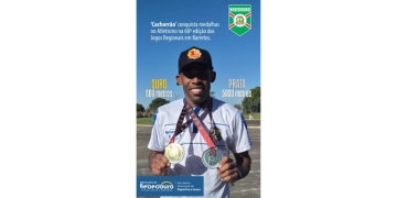 'Cachorrão' conquista ouro e prata nos Jogos Regionais de Barretos